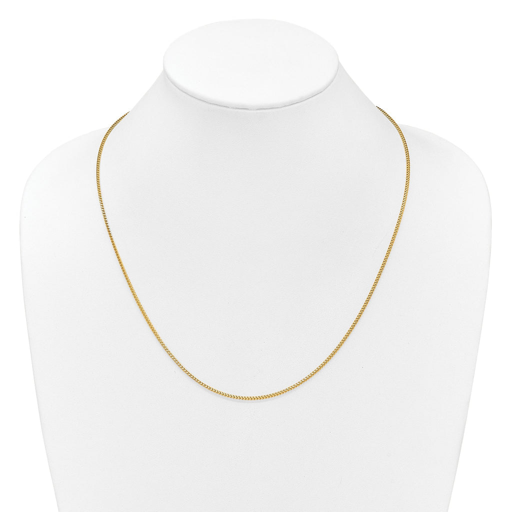 14K Adjustable 1.5mm Franco Chain