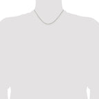 Sterling Silver Rhodium-Plated 1.1mm Diamond-Cut Round Box Chain