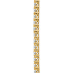 14k 23 3/8 carat Lab Grown Diamond VS+ F+ Complete Round 18 inch Straight Tennis Necklace