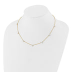 14k 1 carat Lab Grown Diamond VS/SI+ G+ Seven Station 18 inch Necklace