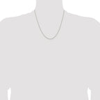 Diamond-Cut Spiga Chain Necklace in Sterling Silver