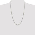 Diamond-Cut Spiga Chain Necklace in Sterling Silver