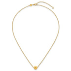 14k Polished 7.5mm Round Bead 16 inch Necklace Plus 2 inch Extender