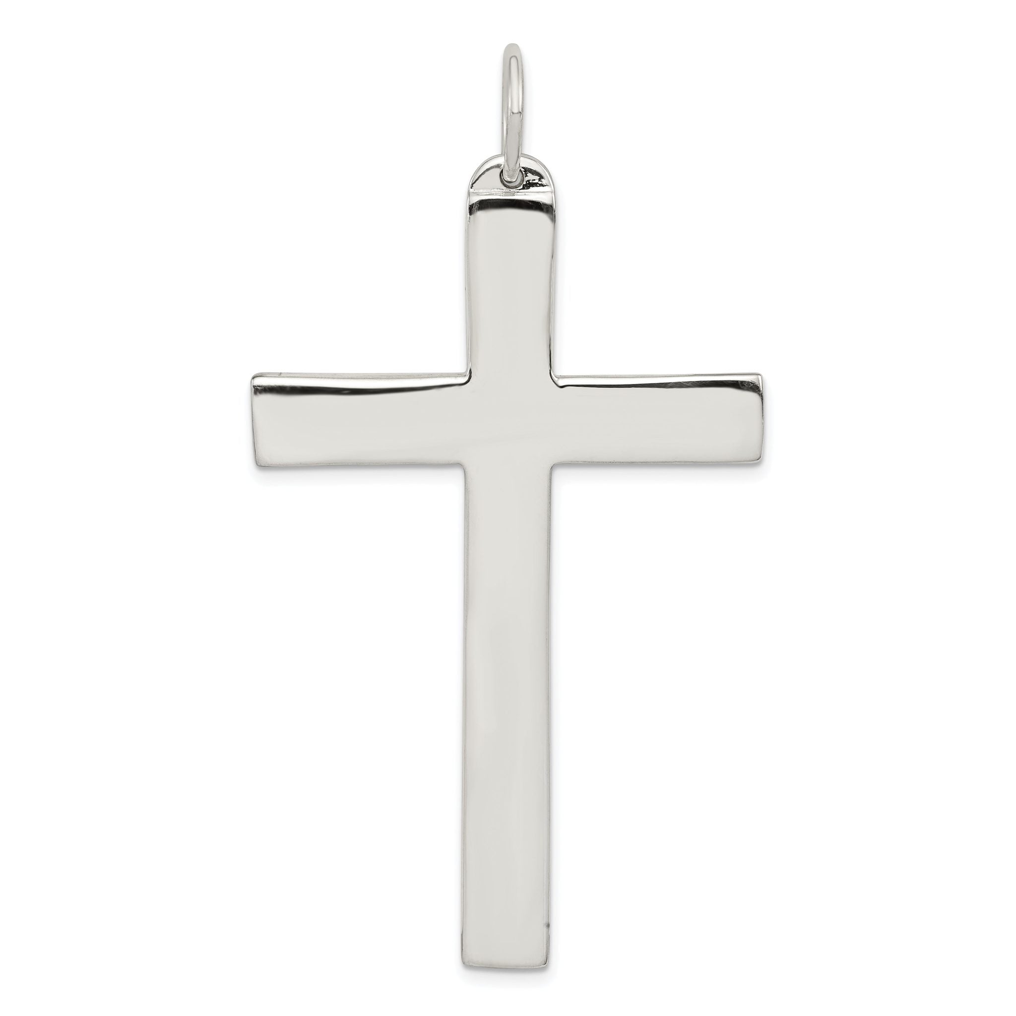 Sophia Jewelers 925 Sterling Silver Polished Cross Pendant Anti-Tarnish