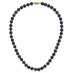 14K Gold Filled 7-8mm Black Cultured Freshwater Pearl Necklace