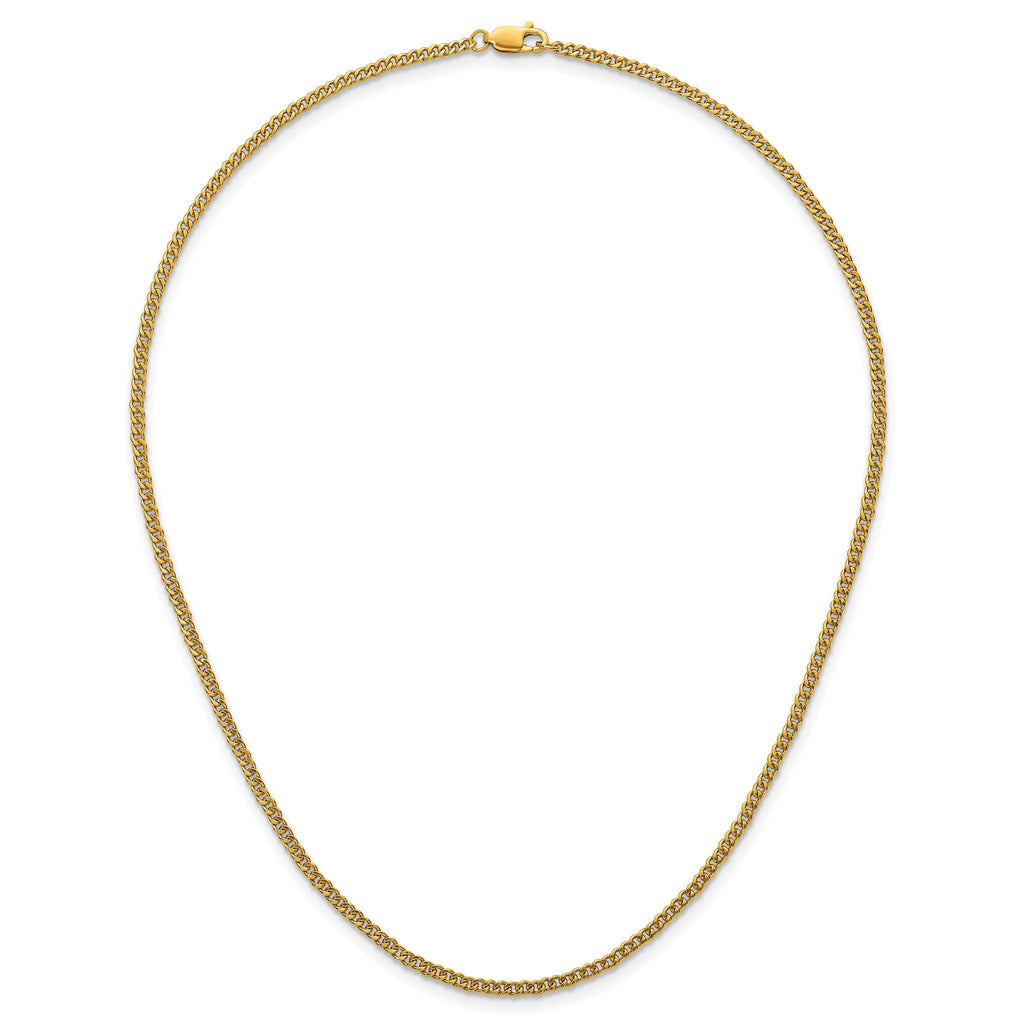 Cable Chain Necklace in 14/20 Gold Filled, 1.7mm