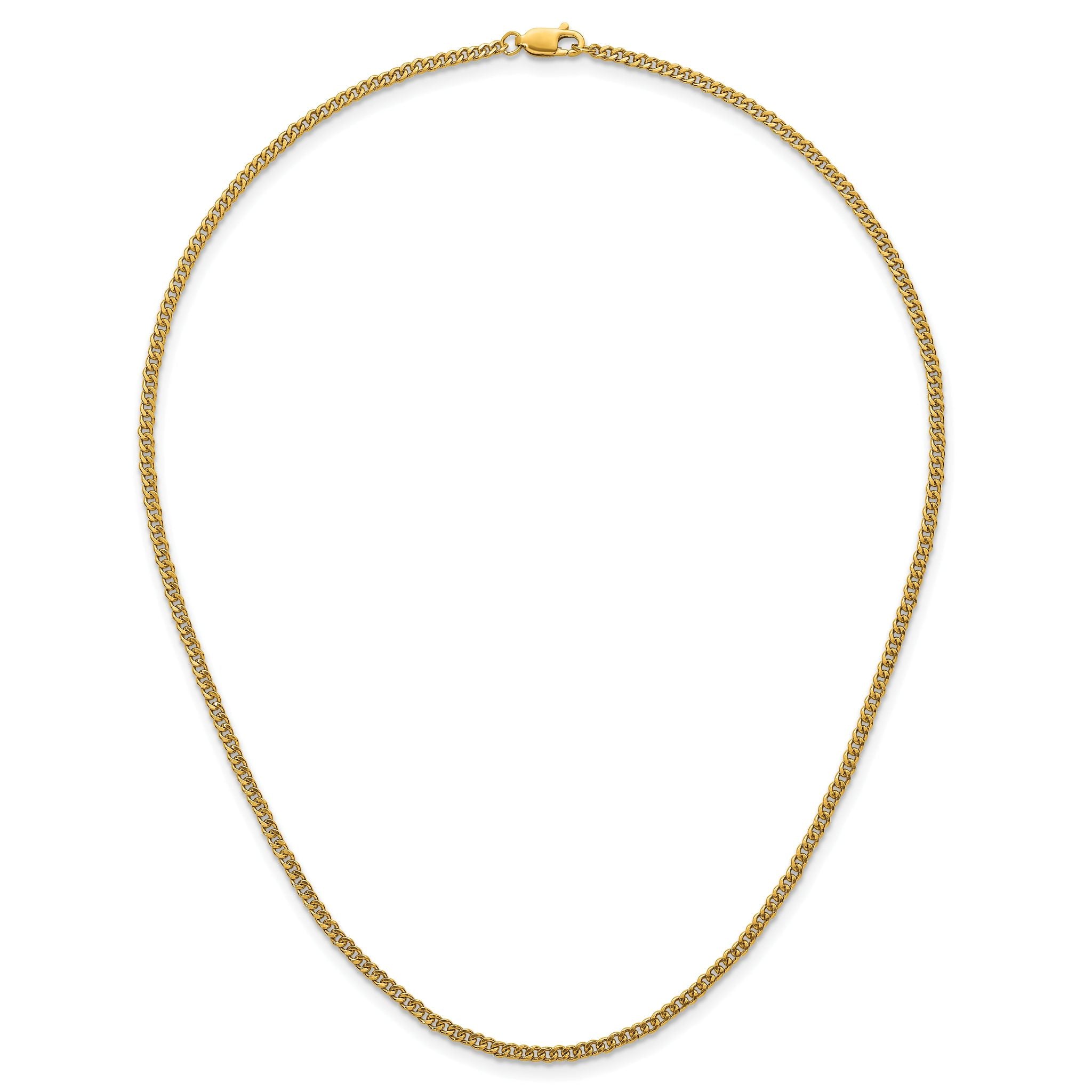 Cable Chain Necklace in 14/20 Gold Filled, 1.7mm