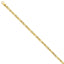 14K Gold Byzantine Bracelet with Hand-Polished Solid Links
