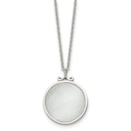 Reversible Cat's Eye Necklace in Stainless Steel