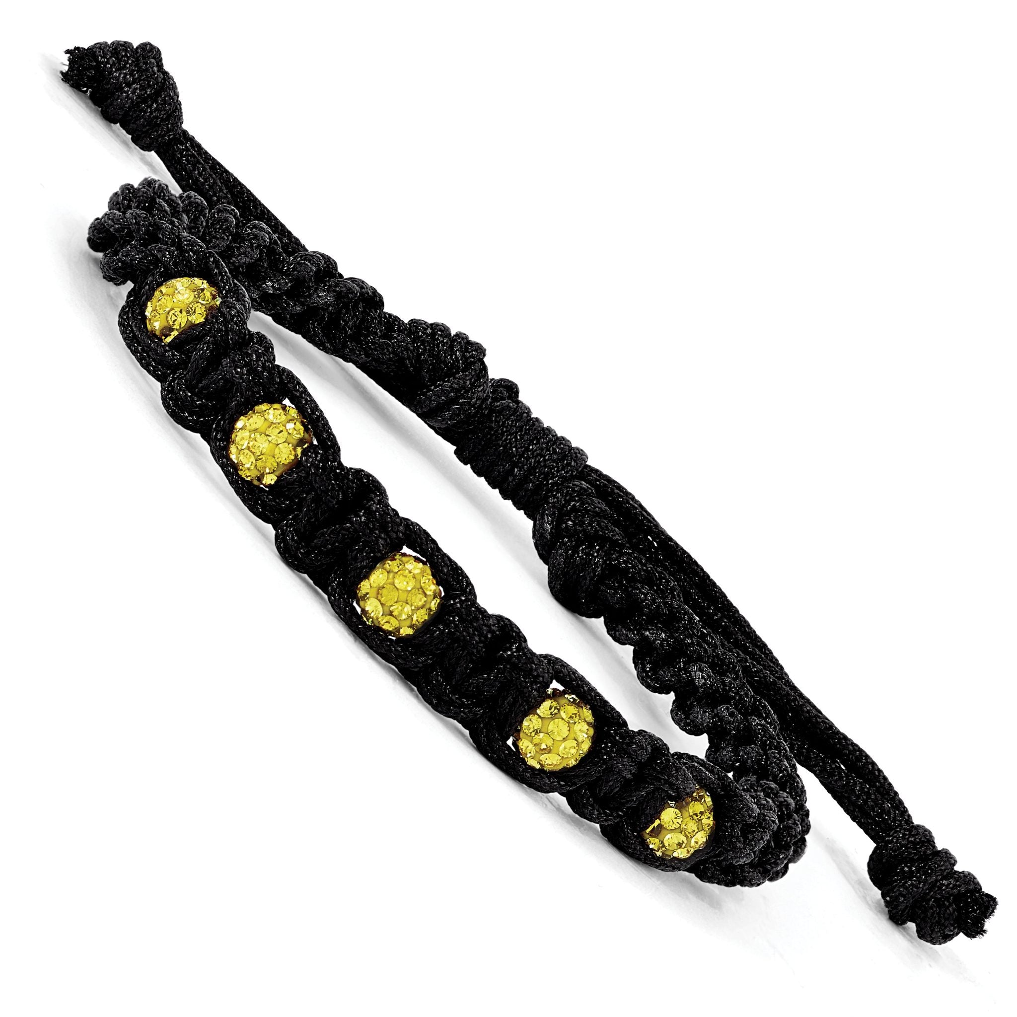 Crystal & Macrame Bracelet Main image