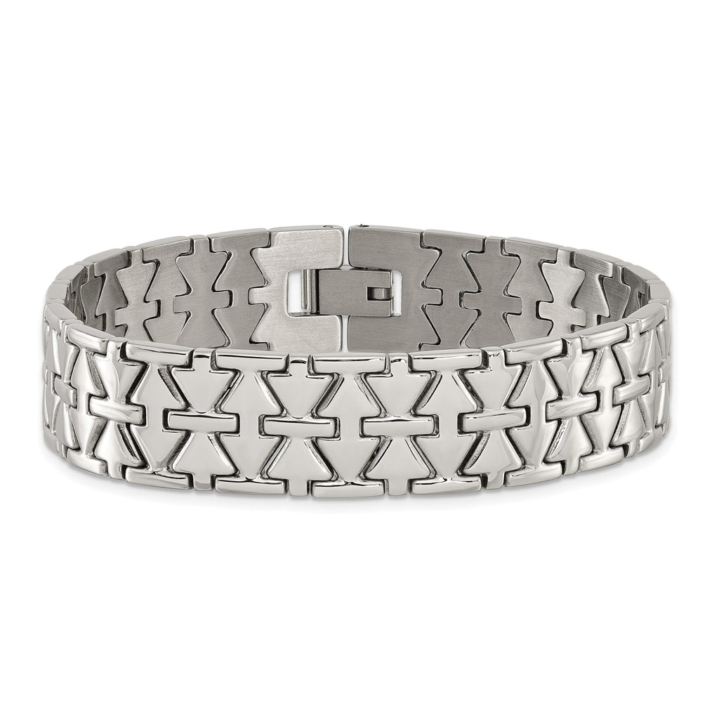 Fancy Link Bracelet in Stainless Steel