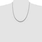 Diamond-Cut Round Franco Chain in Sterling Silver, 2.5mm