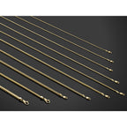 14K 7 inch 2.3mm Franco with Lobster Clasp Bracelet