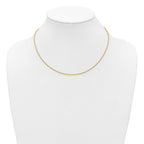 14K Gold Filled Adjustable Cable Chain Necklace in 1.7mm Width