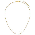 0.65mm 10K Yellow Gold Spiga Wheat Chain
