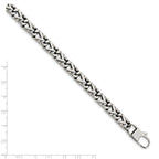 Stainless Steel Polished 8mm Fancy Link Bracelet