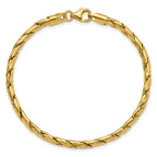 14K Polished 3.5mm Fancy Link Bracelet