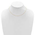 Adjustable Round Cable Chain in 14K Yellow Gold