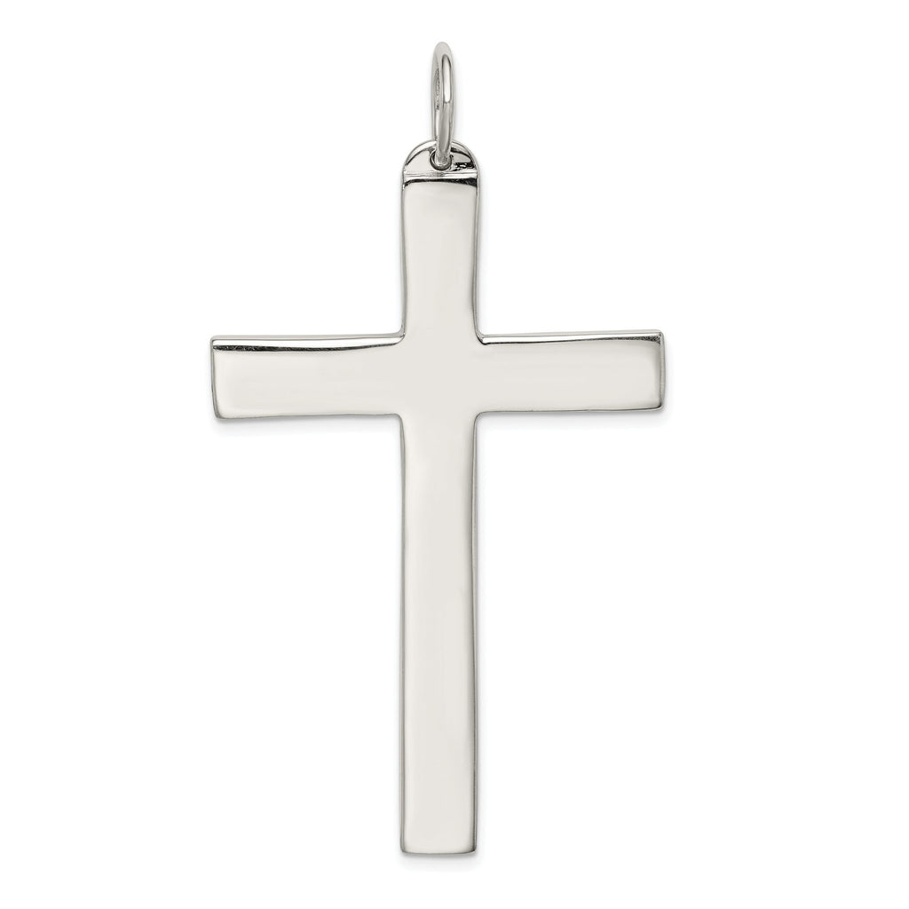 Sophia Jewelers 925 Sterling Silver Polished Cross Pendant Anti-Tarnish