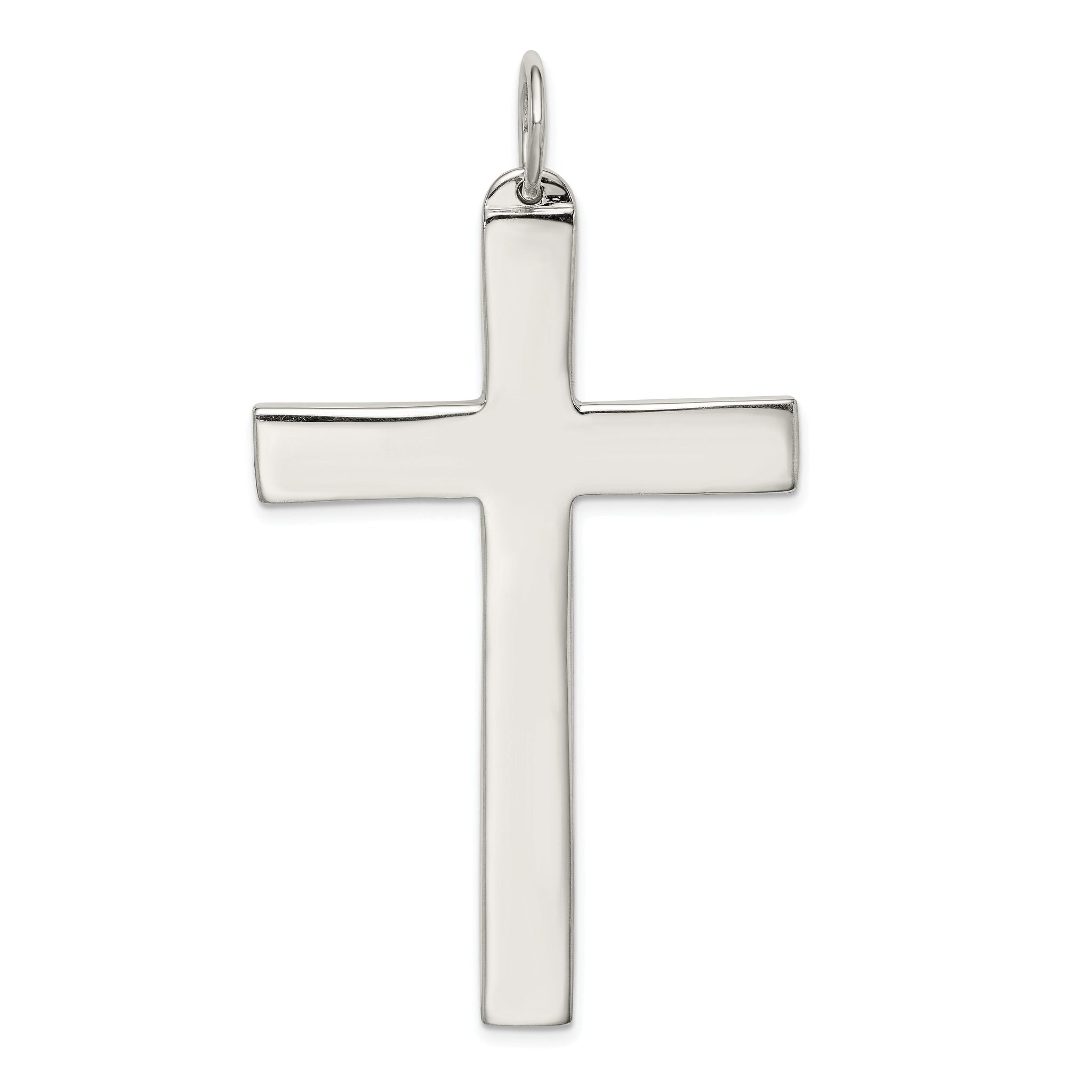 Sophia Jewelers 925 Sterling Silver Polished Cross Pendant Anti-Tarnish