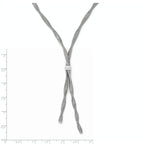 Sophia Jewelers Sterling Silver Polished Necklace with 3in Extender