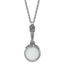 1928 Jewelry Silver-tone Textured Vintage Handle 4-5X Magnifying Glass 30 inch Necklace