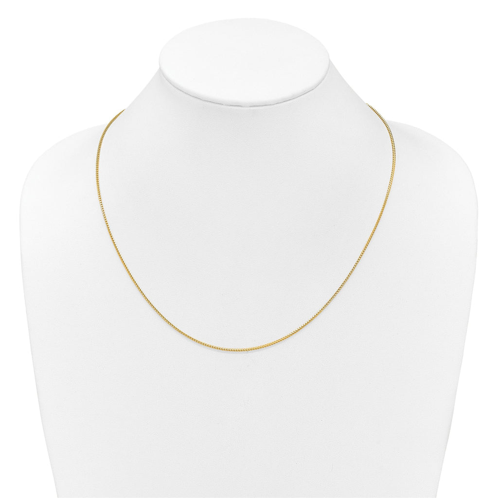 14K Adjustable 1.25mm Franco Chain
