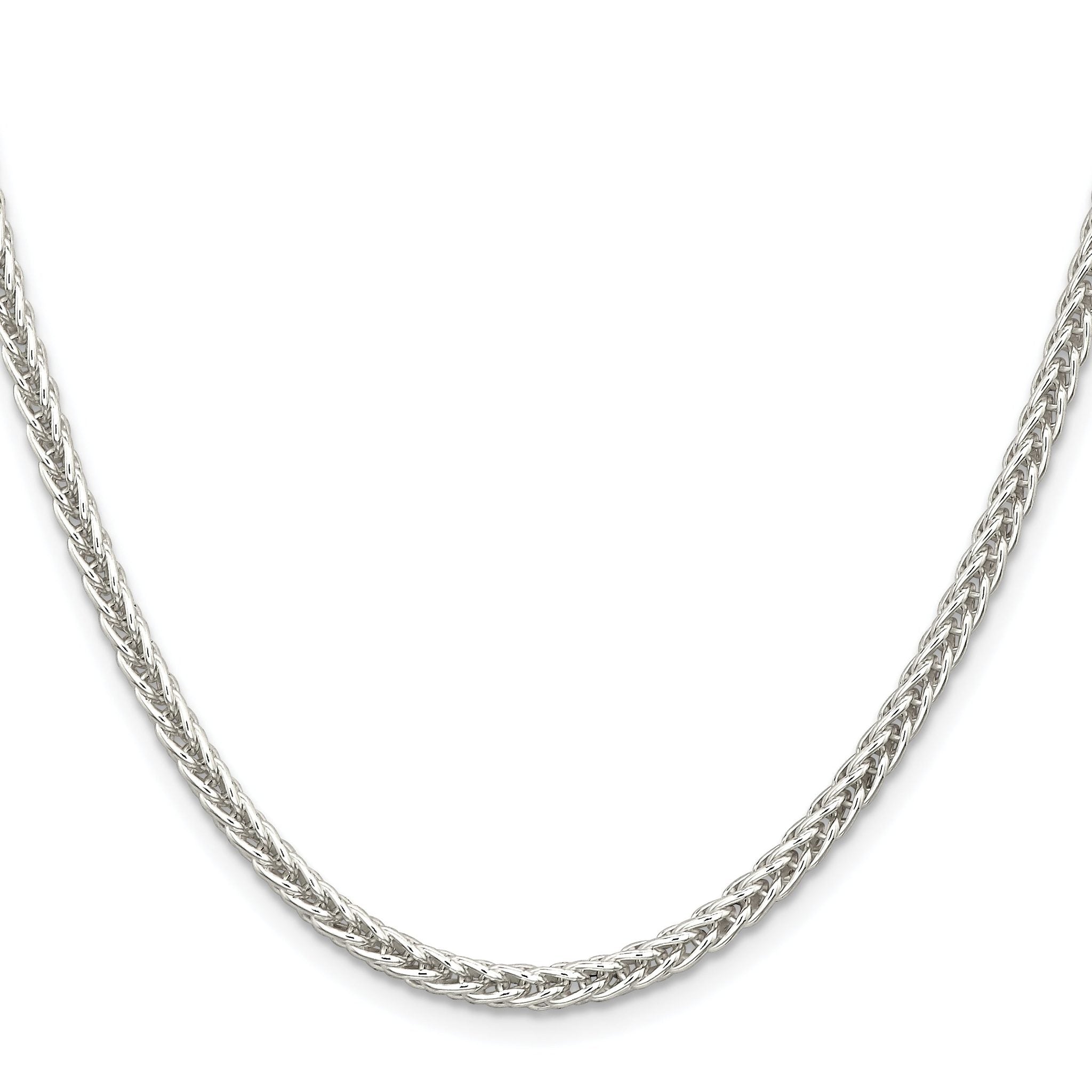 Sterling Silver 3mm Square Spiga Chain Secondary image