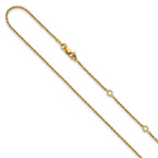 Diamond-Cut Spiga Chain in Gold-Plated Sterling Silver