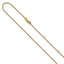 Diamond-Cut Spiga Chain in Gold-Plated Sterling Silver