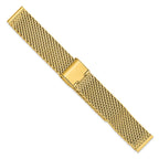 Gold-Tone Mesh Watch Strap in Stainless Steel, 20mm