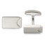 Polished Stainless Steel Cuff Links