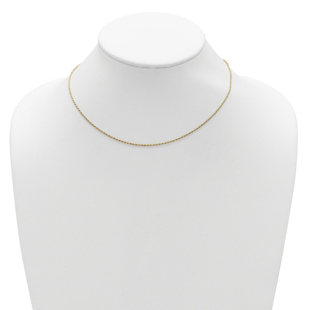 Diamond-Cut Rope Chain in Gold-Plated Sterling Silver