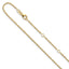 Diamond-Cut Loose Rope Adjustable Chain in 14K Yellow Gold