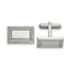 Polished Rectangle Cufflinks in Stainless Steel
