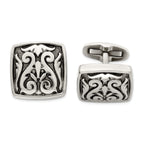 Edward Mirell Grey Titanium Cuff Links