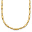 14k Polished 3mm Fancy Bar Link 18 inch Necklace