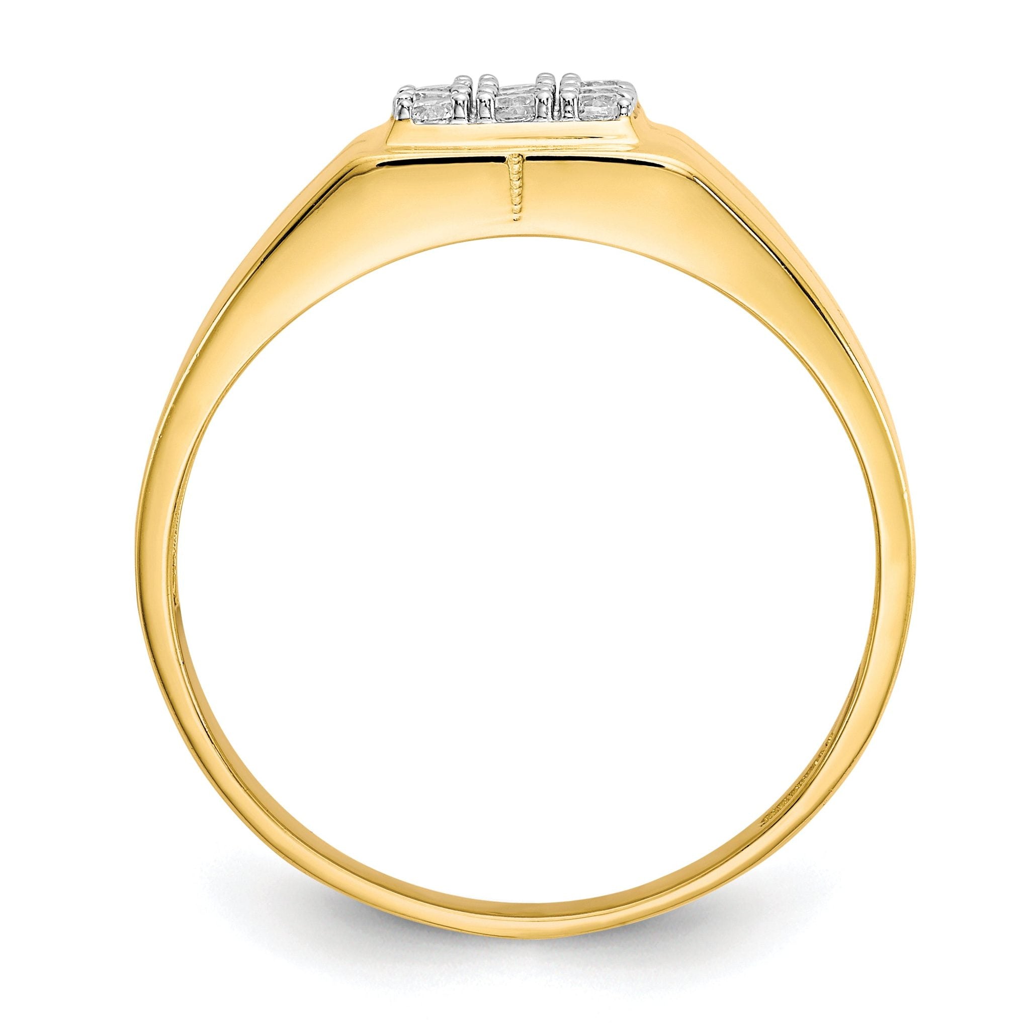 10k Men's CZ Ring Secondary image
