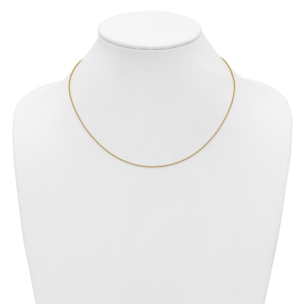 1/20 14K Gold Filled 1.0mm Adjustable Add-A-Bead Beaded Chain