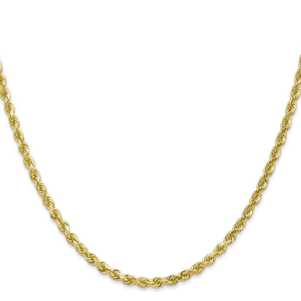 10K Yellow Gold 3.0mm Rope Chain