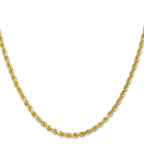 10K Yellow Gold 3.0mm Rope Chain