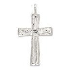 Sterling Silver 925 Cross Pendant with Polished Anti-Tarnish Finish