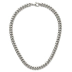 Chisel Stainless Steel Polished 24 inch Curb Chain Necklace