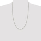 Diamond-Cut Spiga Chain Necklace in Sterling Silver, 1.45mm