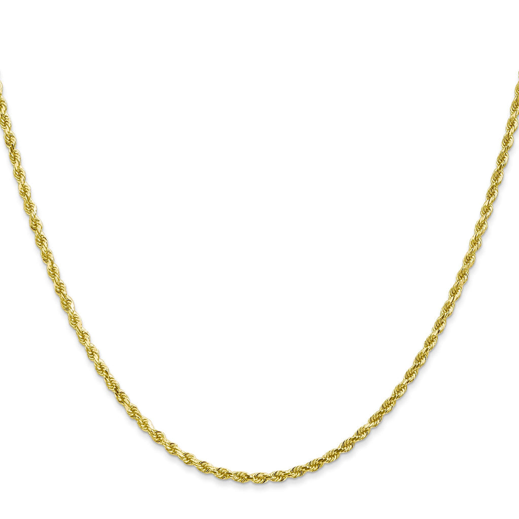 10K Yellow Gold 2.0mm Rope Chain