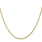 10K Yellow Gold 2.0mm Rope Chain