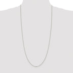 Diamond-Cut Rolo Cable Chain in Sterling Silver
