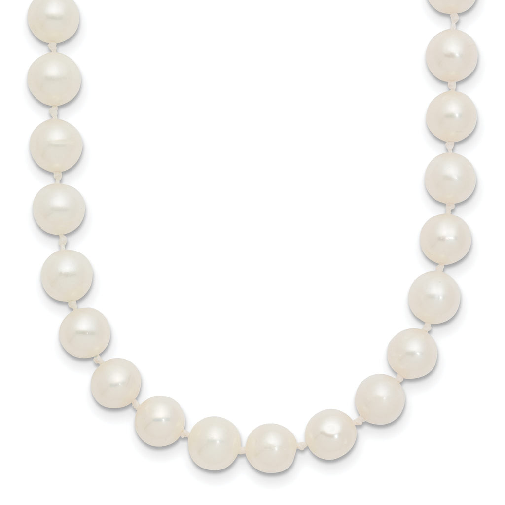 10 Karat 6-7mm White Near-Round Freshwater Cultured Pearl 16 inch Necklace