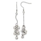 Stainless Steel Polished Drop Dangle Earrings for Women
