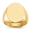 10k 15.5x19.0mm Closed Back Mens Signet Ring